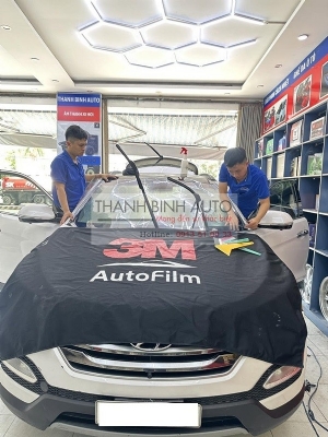 Dán phim cách nhiệt 3M USA cho xe HYUNDAI SANTAFE