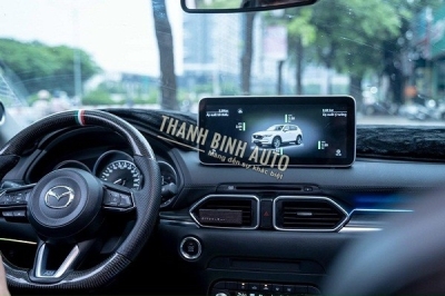 Cảm biến áp suất lốp tích hợp lên màn hình zin xe MAZDA