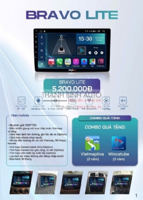 Màn hình Android & Bóng led cho xe KIA RIO 
