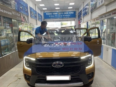Phim cách nhiệt Ntech cho xe Ford Ranger 2026
