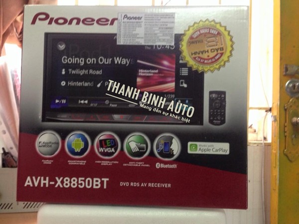 Bóc hộp DVD Pioneer 8850 - Pioneer AVH-X8850BT